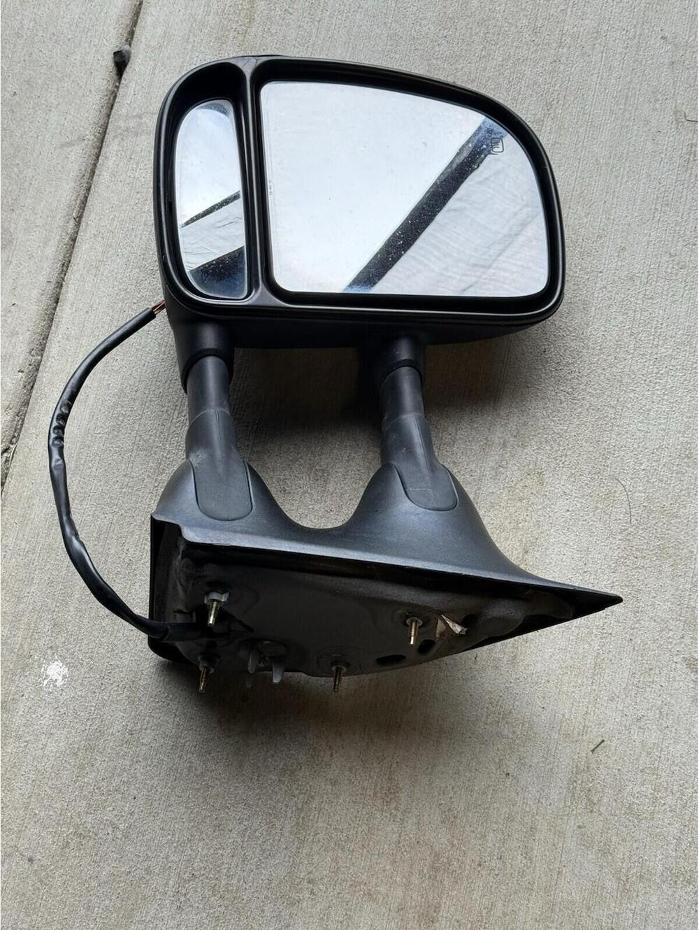 Ford Tow Mirror Right Extendable Non-Telescoping Dual Swing  Untested